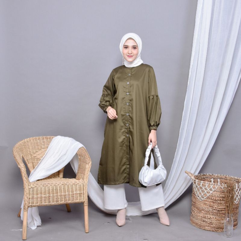 Tunik Polos Wanita Jumbo Katun Toyobo Premium PROMO HARGA LAUNCHING hu