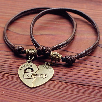 Gelang Couple Love Puzzle Simple Knot