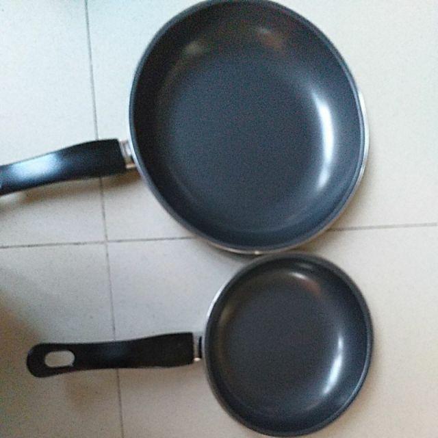 Teflon MASPION 2 PCS Fray Pan Set Non Stick Teplon Wajan