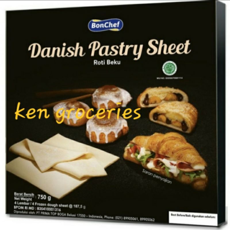 

bonchef danish pastry sheet 750gr