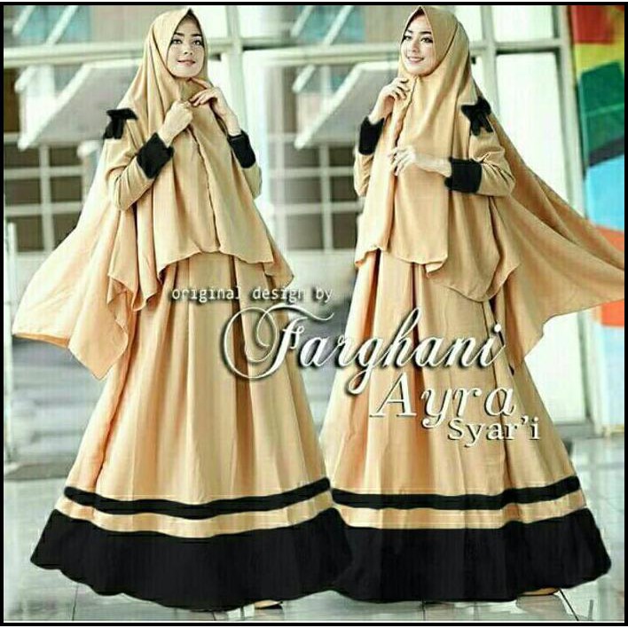 Syari Bergo Ribbon Farghani Ayra Coksu By Anisa Shop