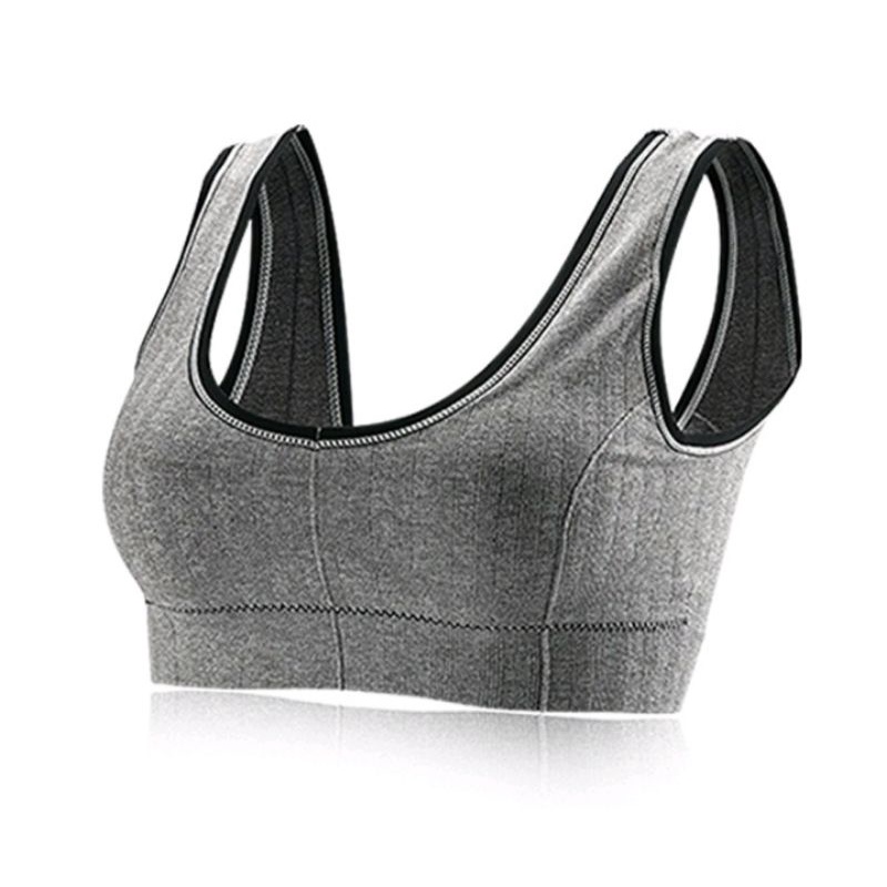 HOT SALE Sport Bra Bra Wanita Model Tampa Kawat Dengan Bahan Halus