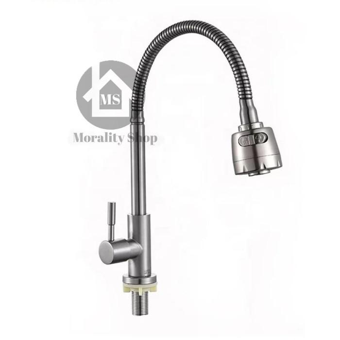 Jual Kran Angsa Meja Fleksibel Stainless Keran Air Sink Stenlis B Shopee Indonesia