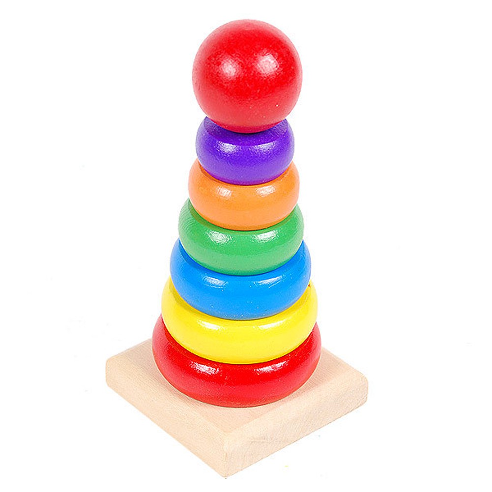 baby wooden stacking rings