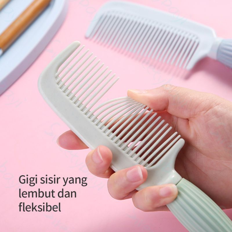 SISIR RAMBUT LURUS LEMBUT BISA DITEKUK COCOK UNTUK ANAK DAN DEWASA