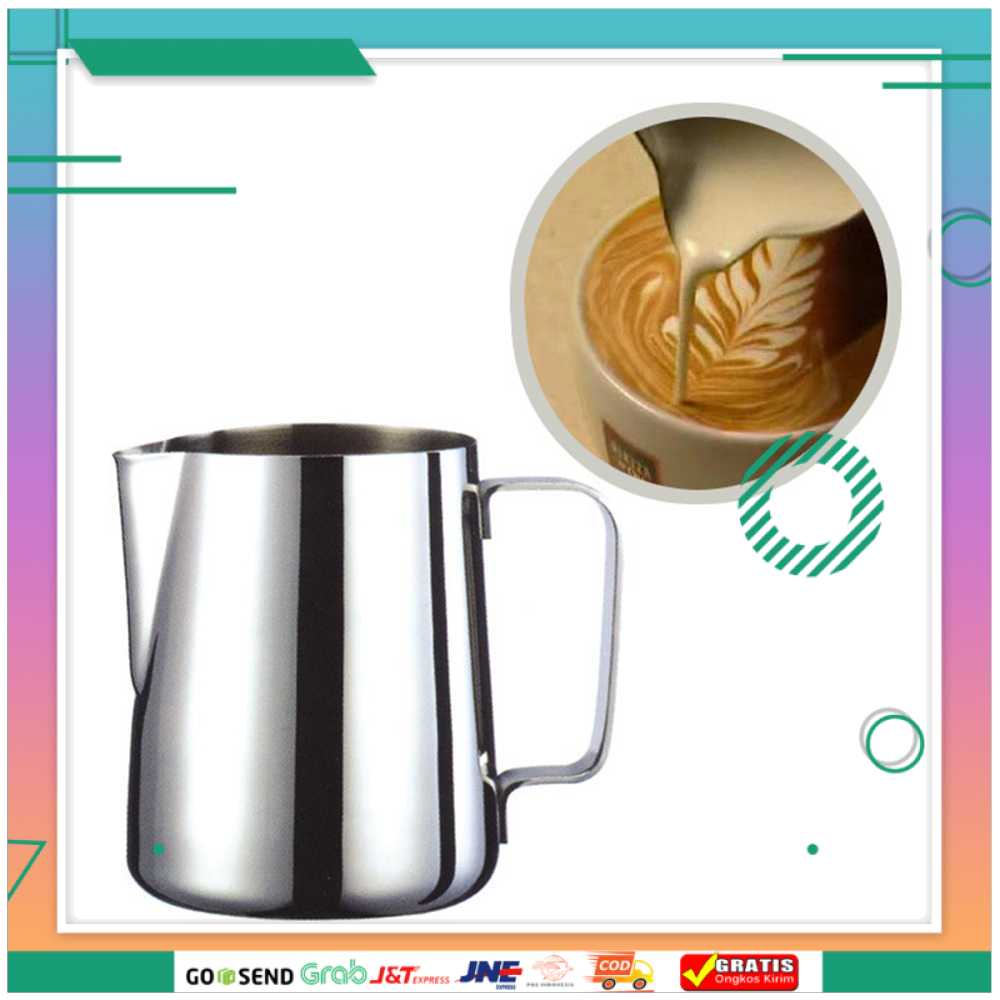 (BISA COD) FTIHSHP Gelas Pitcher Kopi Espresso Latte Art - J068