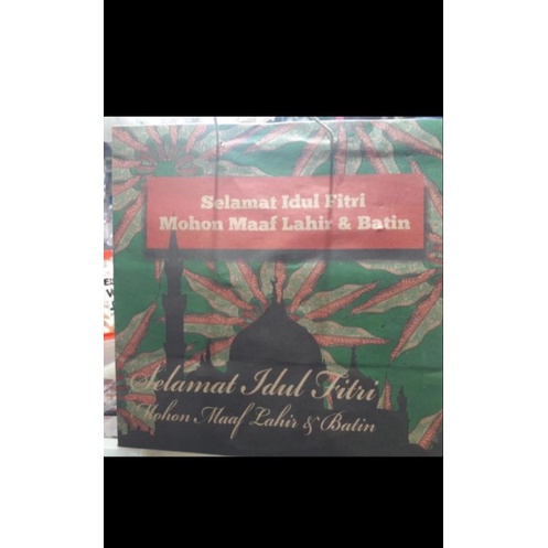 

paper bag / goodie bag / tas kertas idul Fitri tebal dan besar