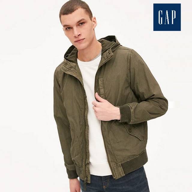 Jaket Bomber GAP Hooded Jacket Original