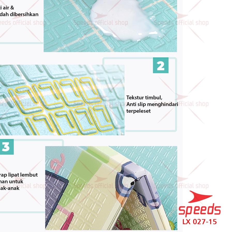 ☎ SPEEDS Matras Bayi 180x200 cm Playmat Bayi Karpet Lipat Anak/Bayi Tikar Lipat Foam Matras Anak 027