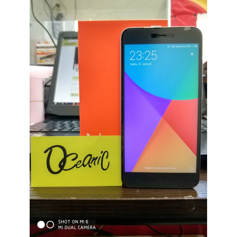 TERLARIS [NEW] Xiaomi Redmi Note 5A Grey RAM 2GB Internal 16GB Grs Dist 1 Thn! HANDPHONE MURAH