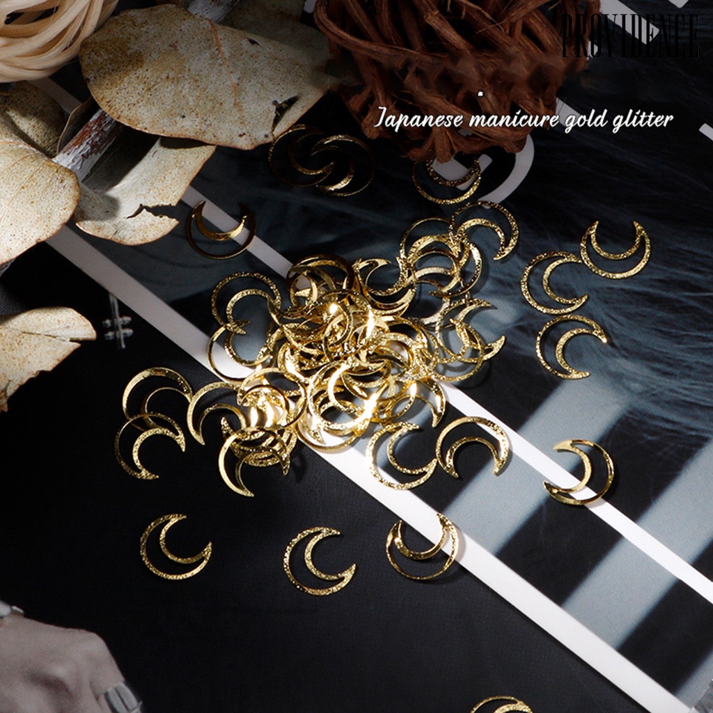 Providence 100pcs / Set Charms Rivet Metal Glitter 3d Untuk Dekorasi Nail Art / Manicure