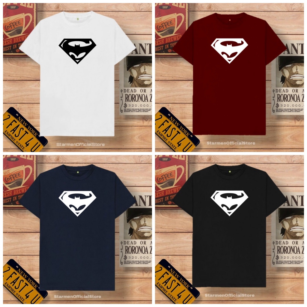 Kaos Distro Unisex SUPERMAN  Katun Combed 30s / sablon polyflex /polyflex premium / Pakaian Pria Wanita Atasan Cowok Cewek /kaos kekinian / kaos viral / tshirt tumbrl tee basic /SIZE M , L , XL , XXL / kaus oblong oversize kaos murah best seller ready