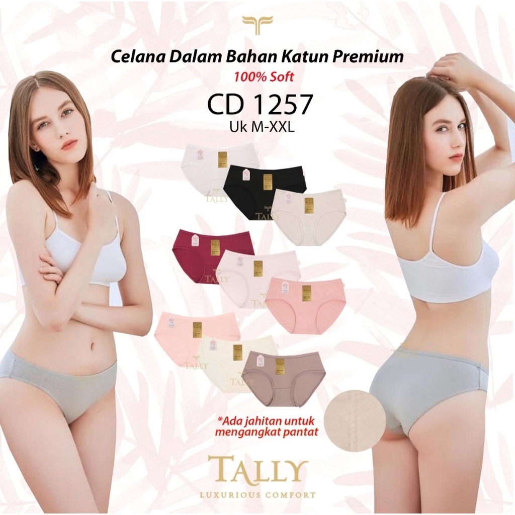 TALLY 1257 CD CELANA DALAM REMAJA DAN WANITA LOW WAIST