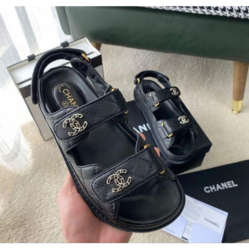 Sandal Wedges Wanita Terbaru / Sandal Wanita Korea Hitam Kasual / Sendal Cewek Kekinian / Sandal Venna / Bisa Cod