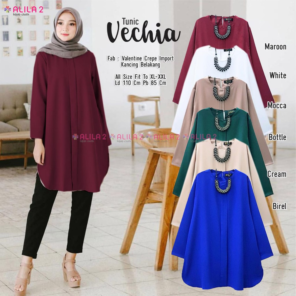 VECHIA TUNIK / TERMURAH/JUMBO