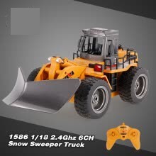 Huina 1586 RC Snow Sweeper Alloy Bucket 1/18 6ch Rc Snow Huina 1586