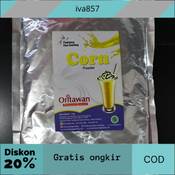

PROMO Corn Powder GRATIS ONGKIR