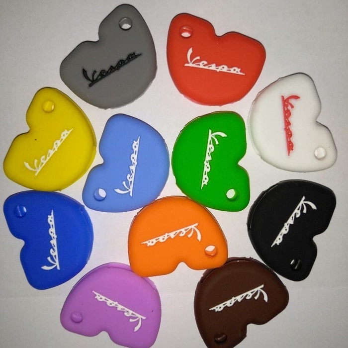 Silicone Cover kunci vespa piaggio keyshirt motor