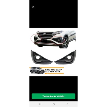 Cover Fog lamp All new rush 2018