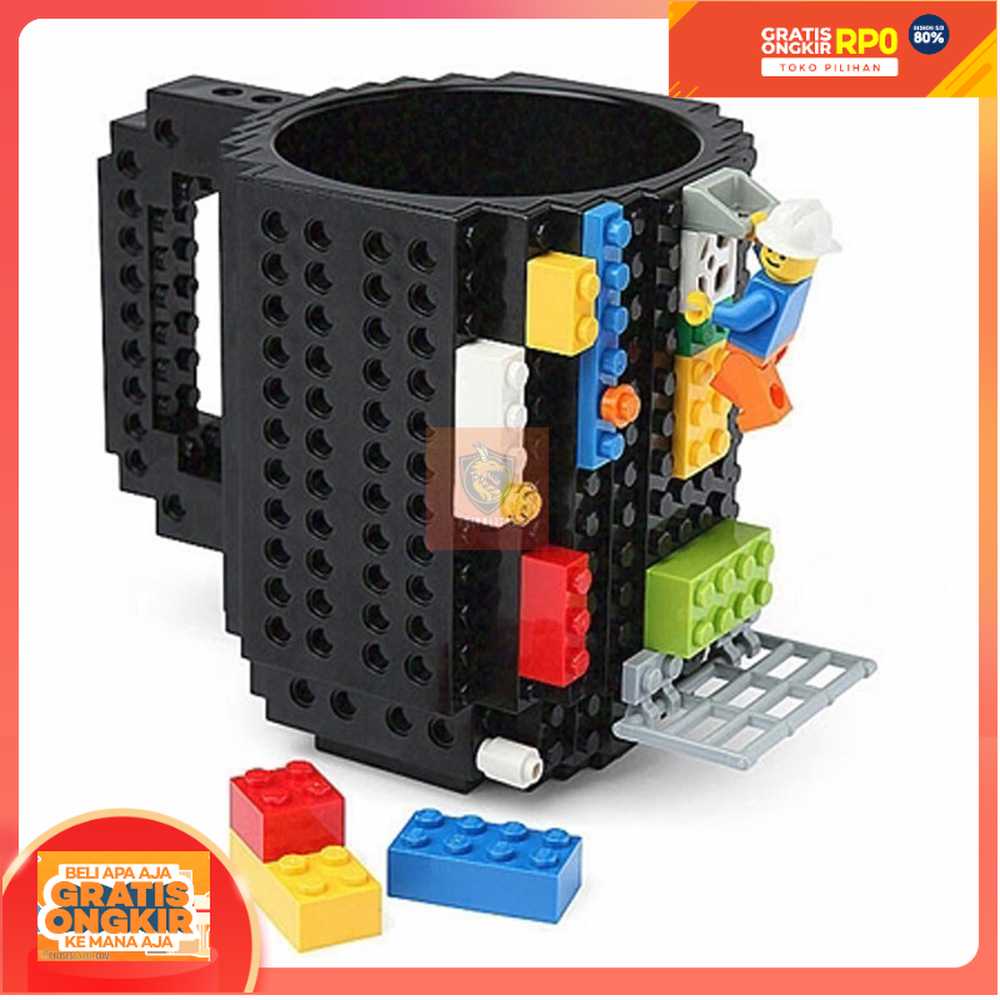 Brick Mug Membangun Mug Lego Random