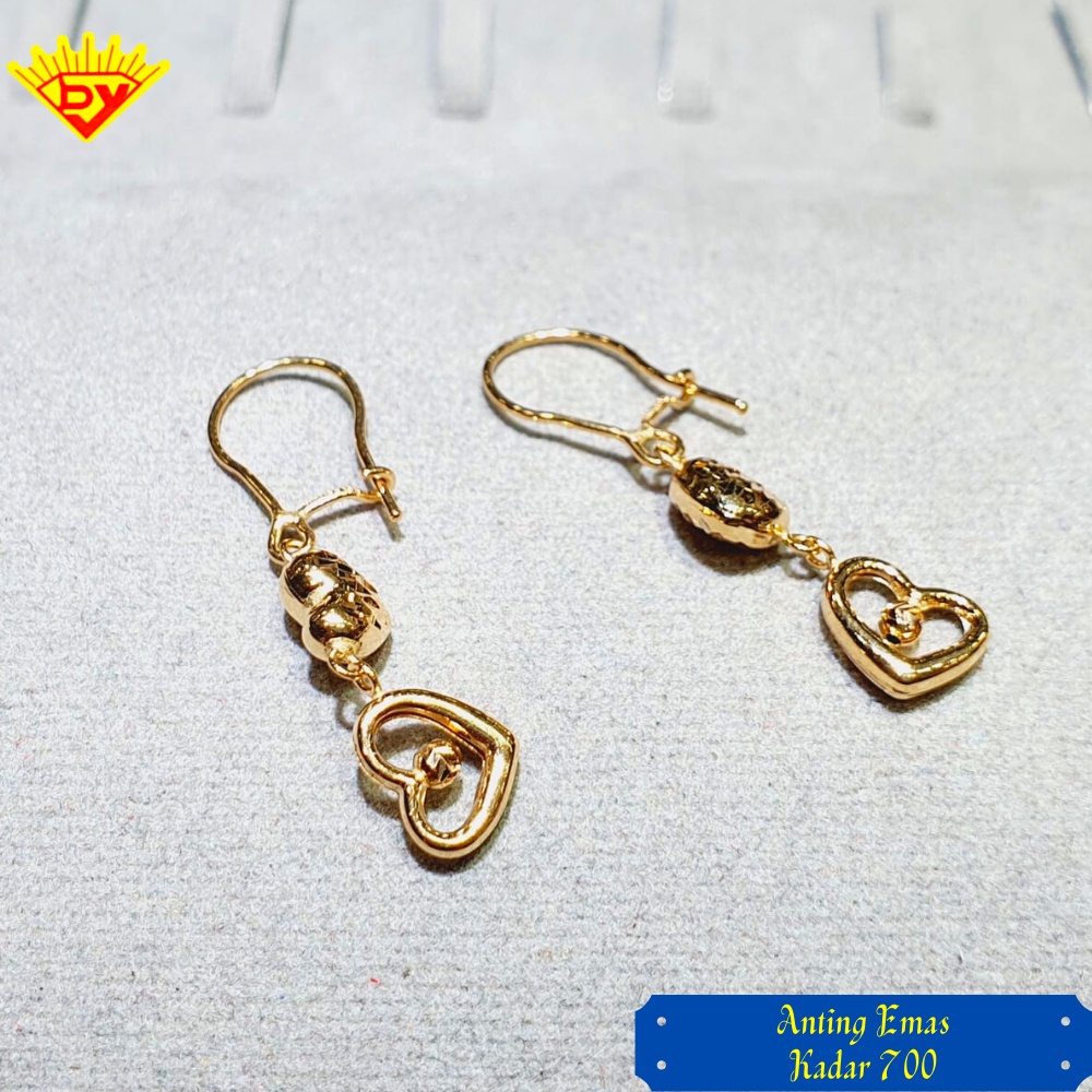 Anting Emas Kadar Emas 700