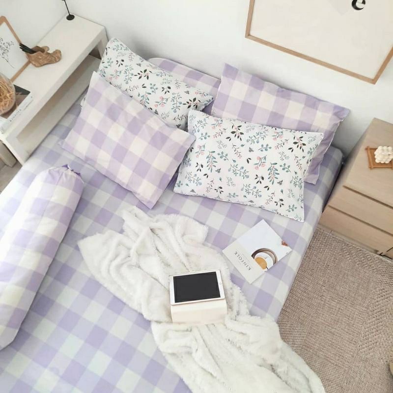 Sprei dan Bedcover ala Korea minimalis instagramable Babylogic