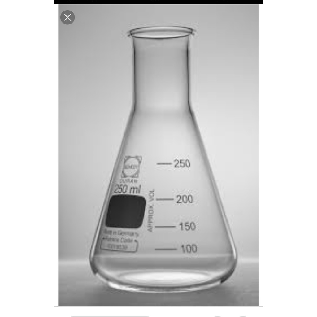 Erlenmeyer Glass. 250 Ml. Mulu Kecil. Duran
