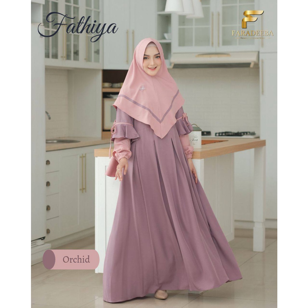 Gamis Dewasa Fathiya by Faradeeba.id