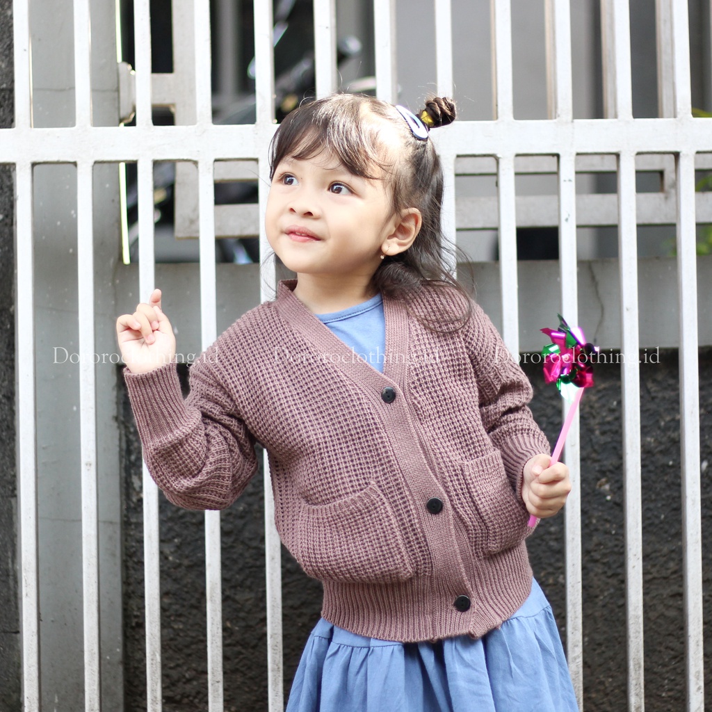 Cardigan Rajut Anak / Kardigan Anak Oversize Usia 2-5 tahun / Cardigan Anggit Anak