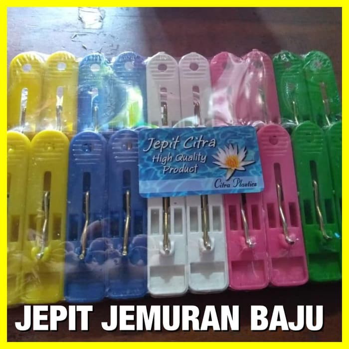 Jepit Jemuran Baju Plastik H0222a