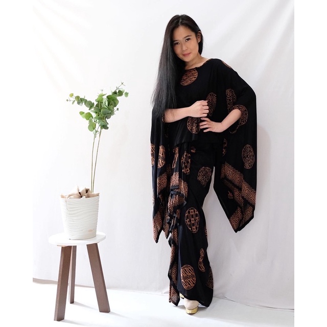 ONE SET BATIK ROK PARIS MODERN SETELAN BATIK SET BATIK KULOT BATIK KONDANGAN PREMIUM
