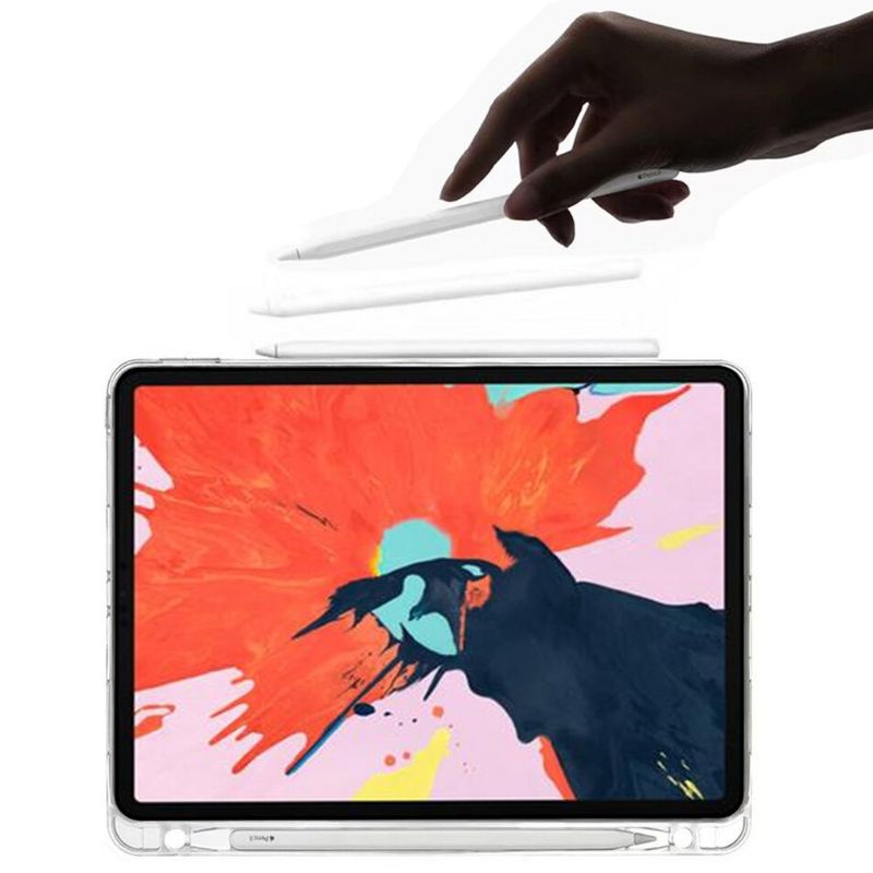 Case iPad Pro M2 2022 / M1 2021 11&quot; 12.9&quot; 11 12.9 Inch / Air 5 2022 4 2020 10.9 10 9 8 7 Mini 6 5 4 3 2 1 2018 Apple Pencil Slot 10th 9th 8th 7th 6th 5th 4th 3rd 2nd 1st Gen Generasi Generation Jelly Casing Silikon Soft Silicone Softcase Clear Bening Pen