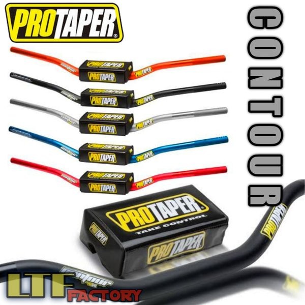 PROTAPER CONTOUR Fatbar Handlebar Stang Stir Adventure Supermoto Motocross Original - Hitam
