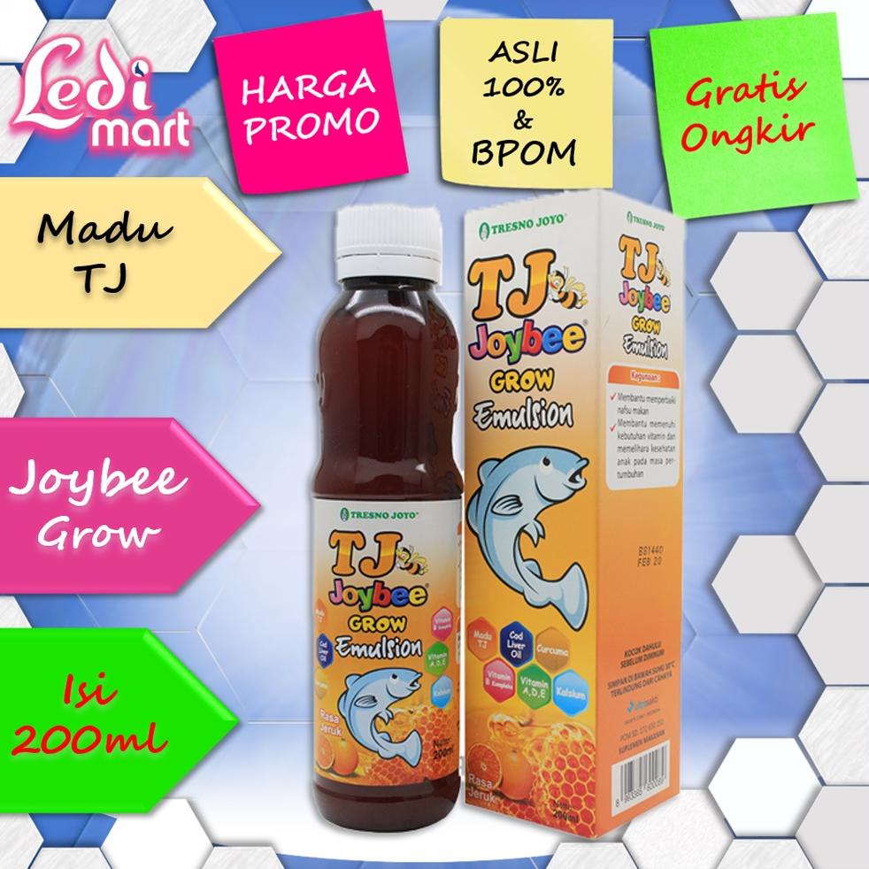 

Hemat ORIGINAL Madu TJ Joybee Grow Emulsion 200ml BPOM / Madu Joybee / Madu Tresnojoyo / LEDI MART .,,.,.,