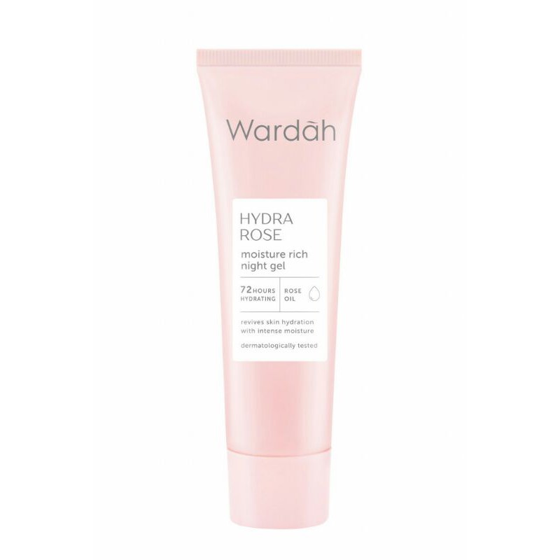 Wardah Hydra Rose Moisture Rich Night Gel 17ml