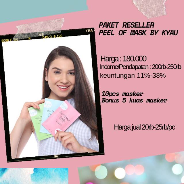 Paket Reseller Masker crushlicious Kyau nutrilash lea gloria goldenviera beautetox runaskin huppies