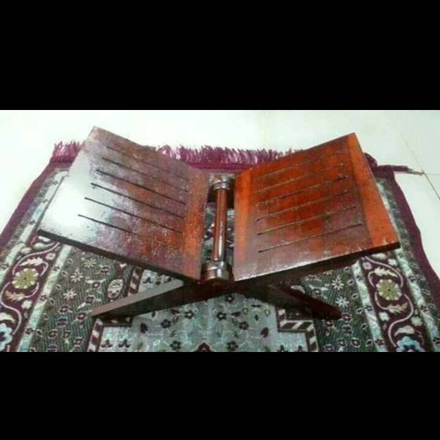 REKAL ALQURAN KAYU JATI ASLI