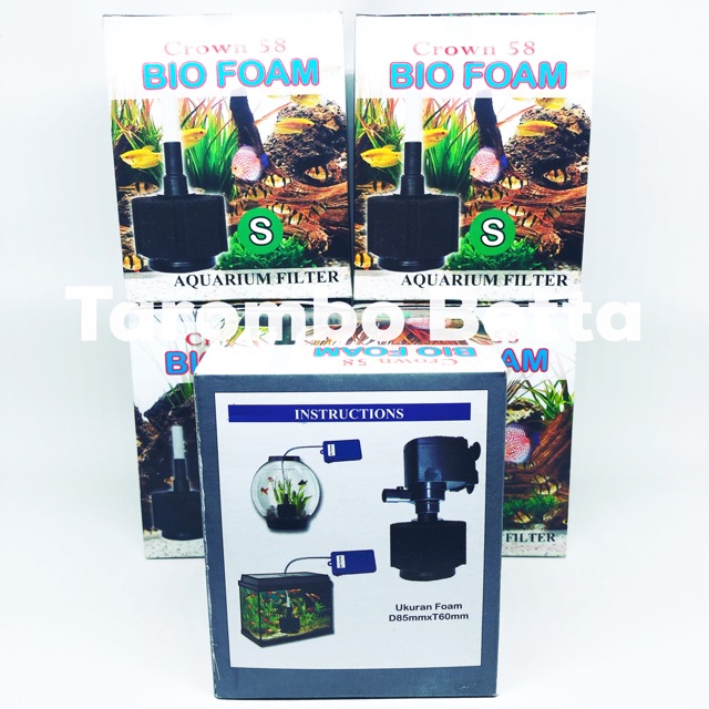 Bio Foam Size S - Filter Aquarium Ikan Hias Aquascape BioFoam BioSponge Sponge