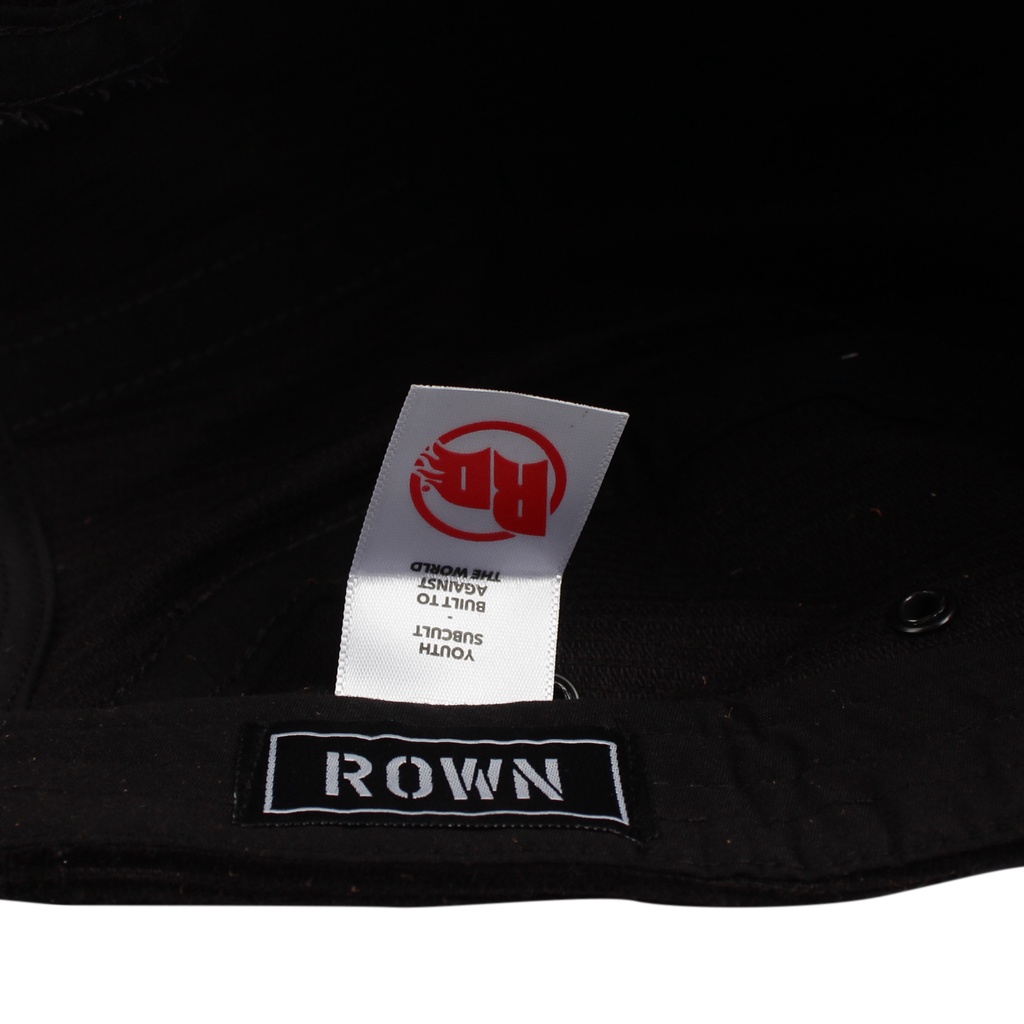 Rown Division Topi Five Panel Hat Boolin Black