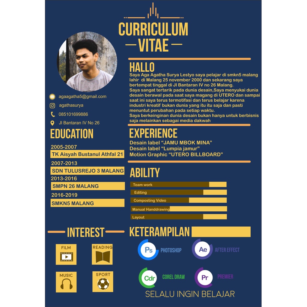 

jasa pembuatan curiculum vitae digital
