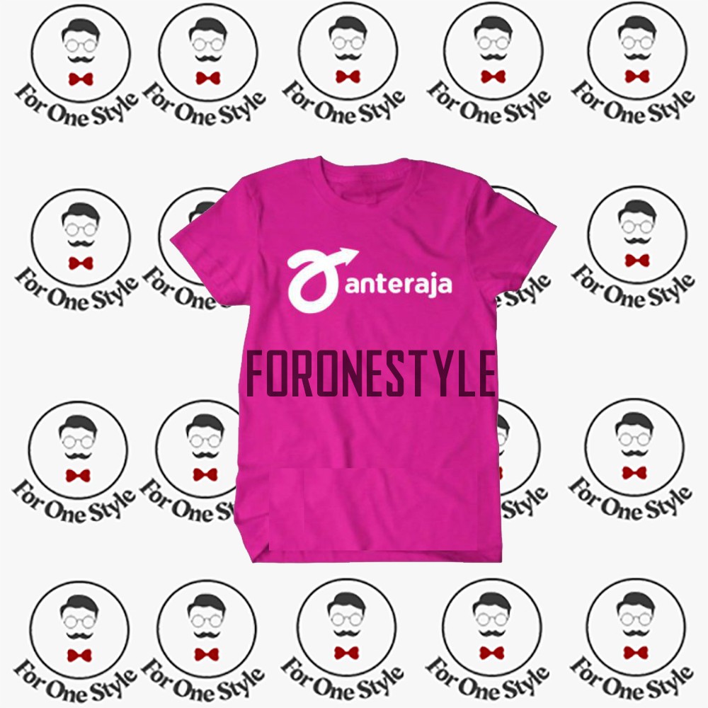 Kaos atasan anteraja SIMPLE CUTTING - kaos baju anteraja - Kaos Kurir Anteraja murah - Custom