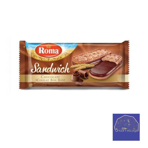 

Mayora - Roma Sandwichi Gandum - 216 Gram -Biskuit Roma