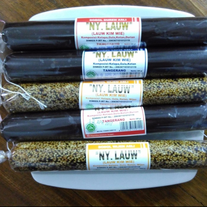 

Dodol Manis Legit Betawi Ny Lauw 250Gr / Halal / Varian Rasa