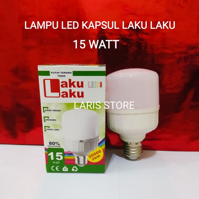 Lampu LED Kapsul 15 Watt Laku Laku Capsule Terang Hemat