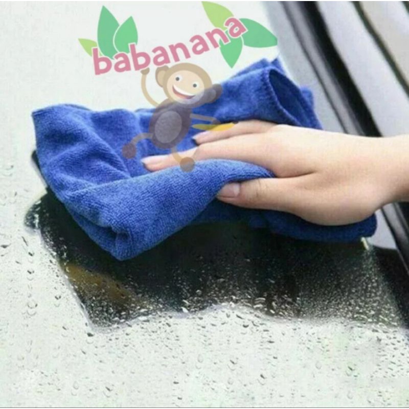 Lap microfiber detailing pengering halus cleaning cloth kain