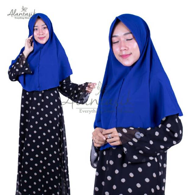 Alantasik-pet antem uji/ simple pet  / jilbab wolfis/ khimar simple/ R.25