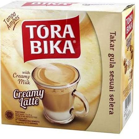 

Torabica Creamy Latte 125gr (5 sachet) /Kopi Bubuk