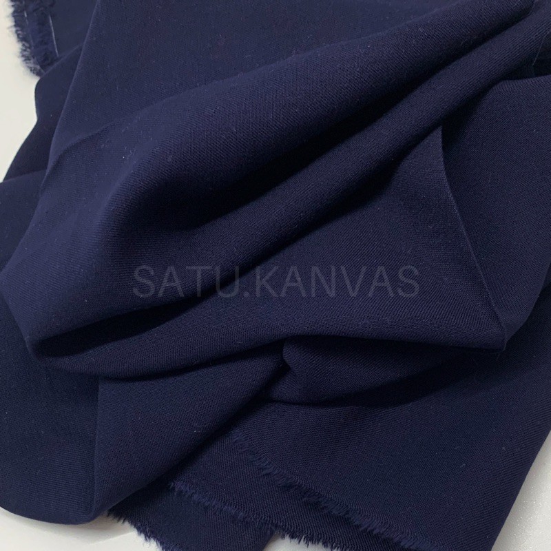 Kain Rayon Twill Polos (100%Rayon) PREMIUM-Navy