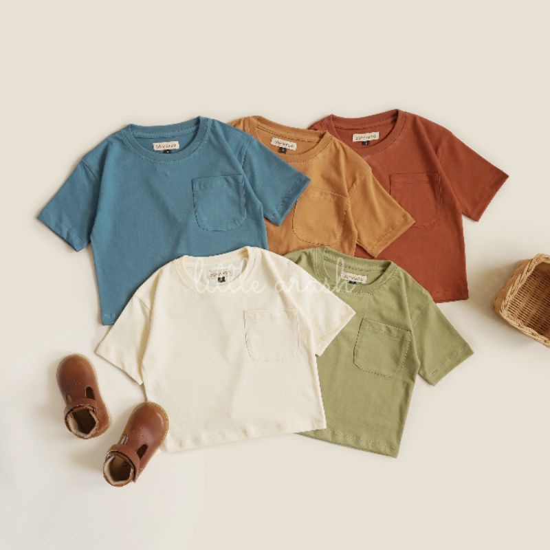 Little Arash | Bonnie basic tee | Kaos oversize anak