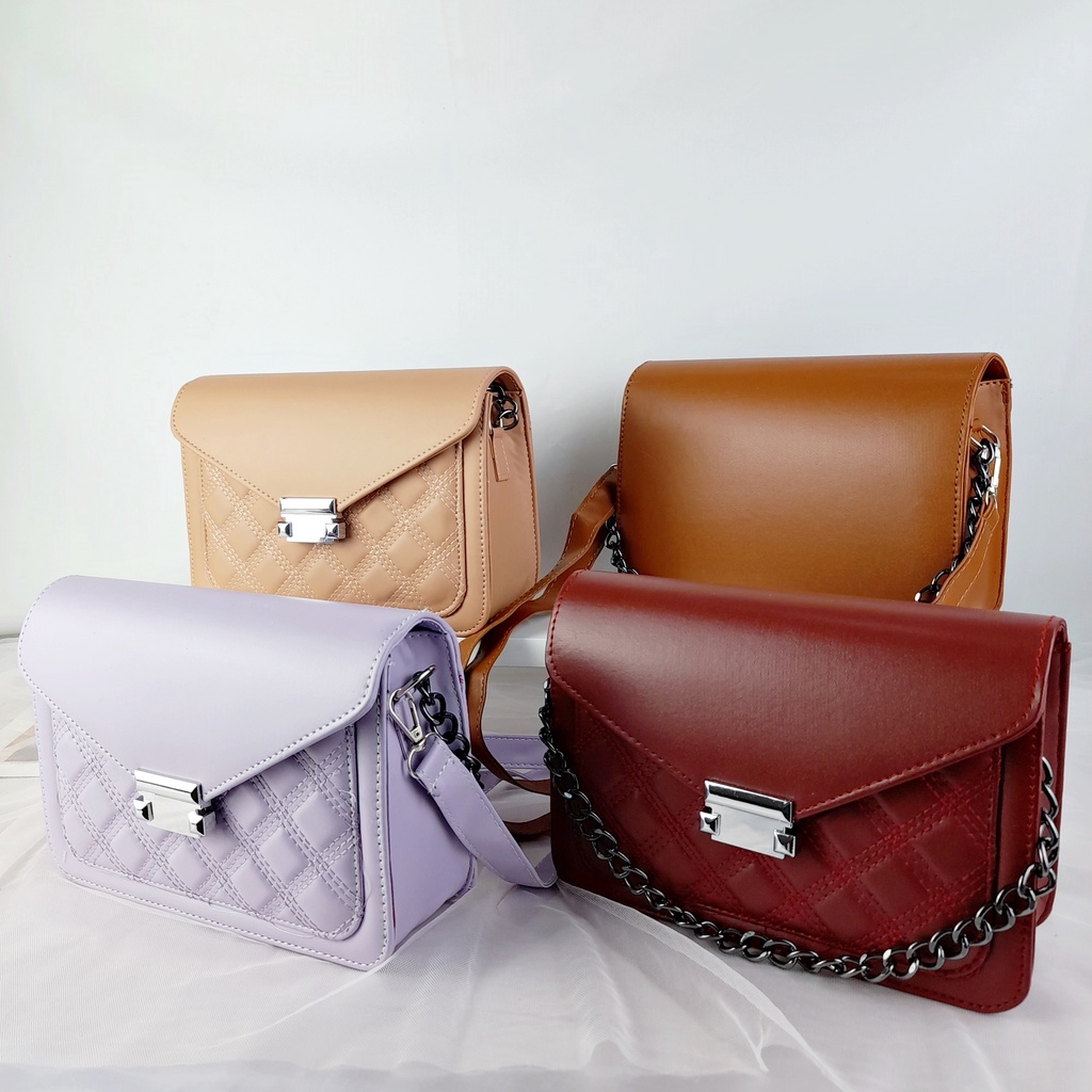 Tas Selempang Wanita Tenteng Sling Bag Lokal KT062 KT063 KT064